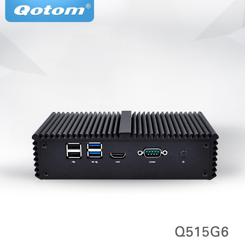Mini router with 6 LAN,I5 6200U Skylake 2.8GHz,Dual core Support AES-NI,PFsense 